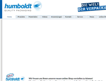 Tablet Screenshot of humboldt-pack.de